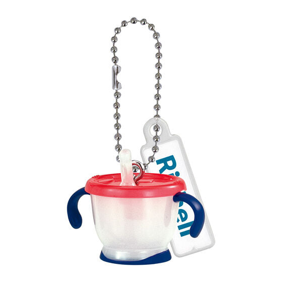 Richell Miniature Charm capsule toy by Bandai, rear view of the palm-sized charms