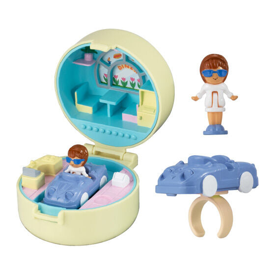 Polly Pocket Miniature Collection gashapon capsule packaging by Bandai