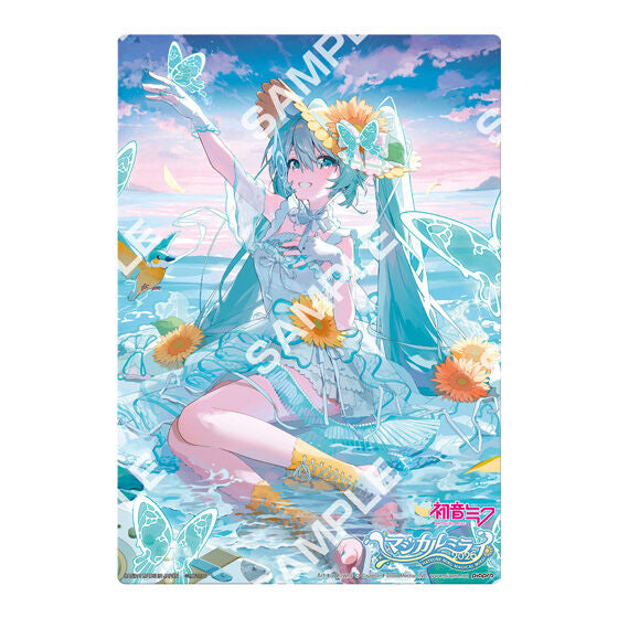 Hatsune Miku Clear Visual Poster Magical Mirai 2026 capsule toy, boxed package and capsule