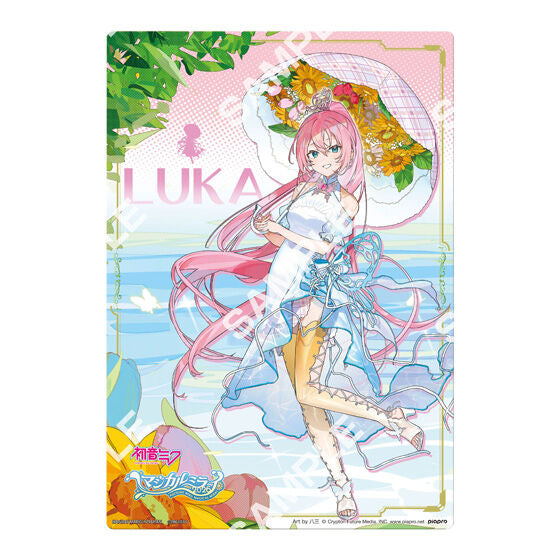 Hatsune Miku Clear Visual Poster Magical Mirai 2026 capsule toy, additional design from the series