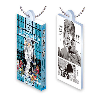 DEATH NOTE Comics Charm Collection 02 capsule toy, side view of a miniature manga volume charm