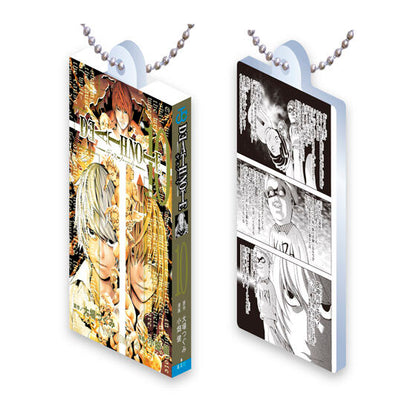 DEATH NOTE Comics Charm Collection 02 charm at a three-quarter angle