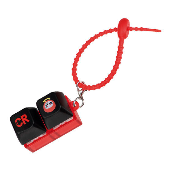 CRAZY RACCOON Keyboard-Style Clicker capsule toy by Bandai, alternate angle