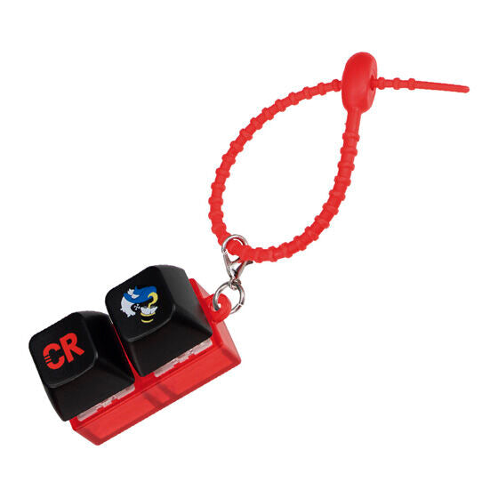 CRAZY RACCOON Keyboard-Style Clicker gashapon capsule toy by Bandai, capsule and series display