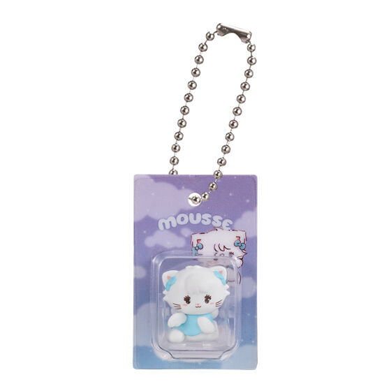 Lil ala mode Mousse miniature package charm by Bandai, rear view