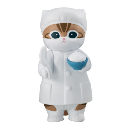 mofusand School Lunch Duty Mascot capsule toy by Bandai, alternate angle of the assortment