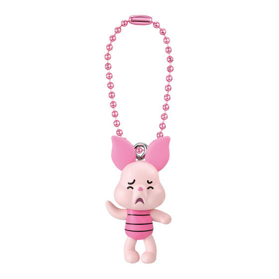 Winnie the Pooh TAROUT Mascot Swing by Bandai, close-up detail of one design in the set