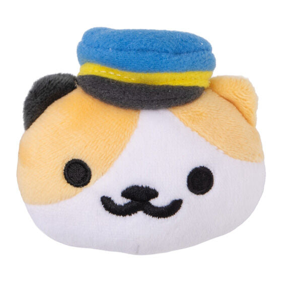 Neko Atsume 2 Plush Clip, rear view showing the large clip on the back