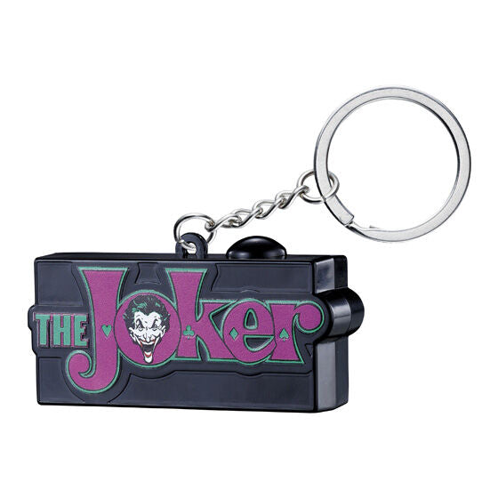 DC Projector Light Keychain by Bandai, projector light keychain shown in use