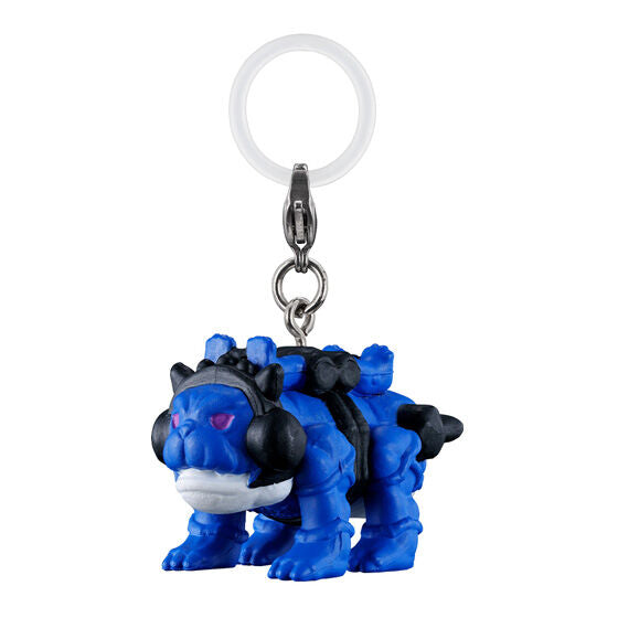 Kakusei Hunter Omega Horn Mejirushi Accessory, rear view of a charm from the Bandai series