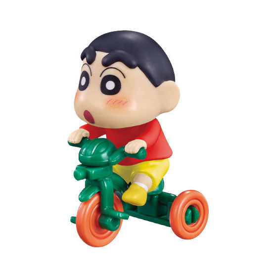 Crayon Shin-chan Obaka Custom Vehicle Vol.4 capsule toy by Bandai, alternate angle of the assortment