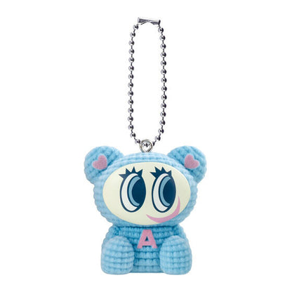 Narumiya Characters Amigurumi Flocky capsule toy, alternate angle of the assortment