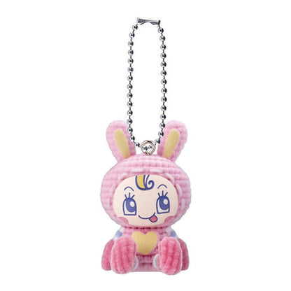 Narumiya Characters Amigurumi Flocky capsule toy, rear view of a single mascot