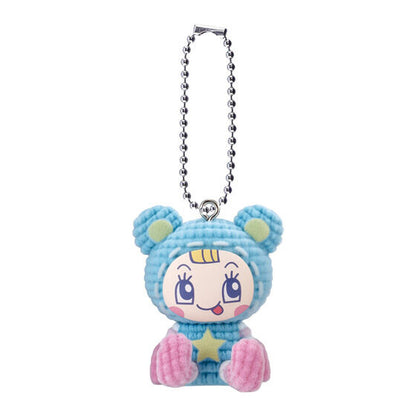 Narumiya Characters Amigurumi Flocky gashapon by Bandai, capsule packaging