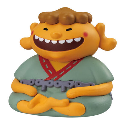 Zenmai Zamurai Machibouke gashapon capsule and package presentation by Bandai