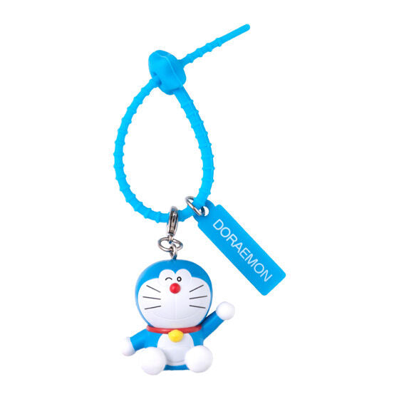 Doraemon Colorful Multi Charm capsule toy by Bandai, alternate angle of the assortment