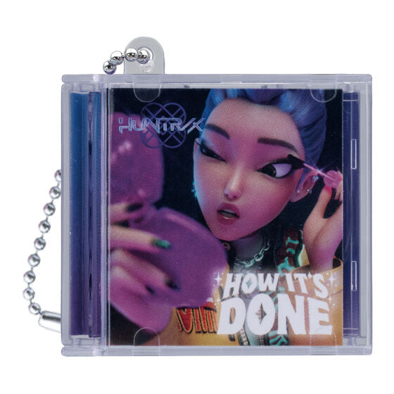 KPop Demon Hunters Mini CD Collection capsule toy, alternate angle of the assortment