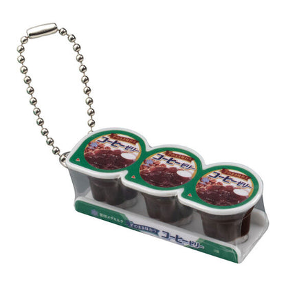 Megmilk Snow Brand Jelly & Pudding Miniature Charm gashapon by Bandai, package display