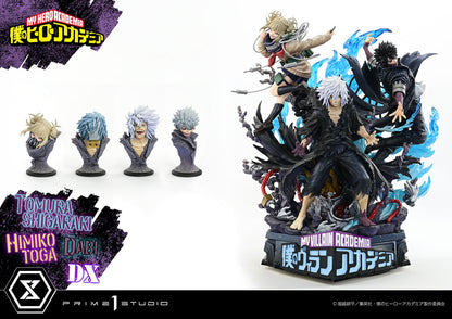 Tomura Shigaraki, Dabi & Himiko Toga My Hero Academia figure – head and hair sculpt detail
