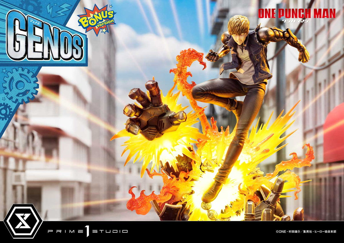 Genos One-Punch Man figure – included base detail