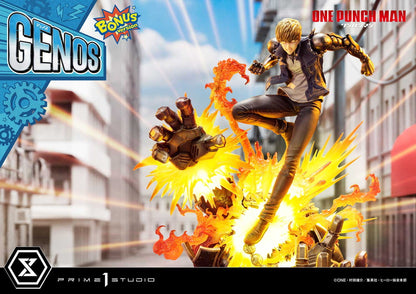 Genos One-Punch Man figure – included base detail