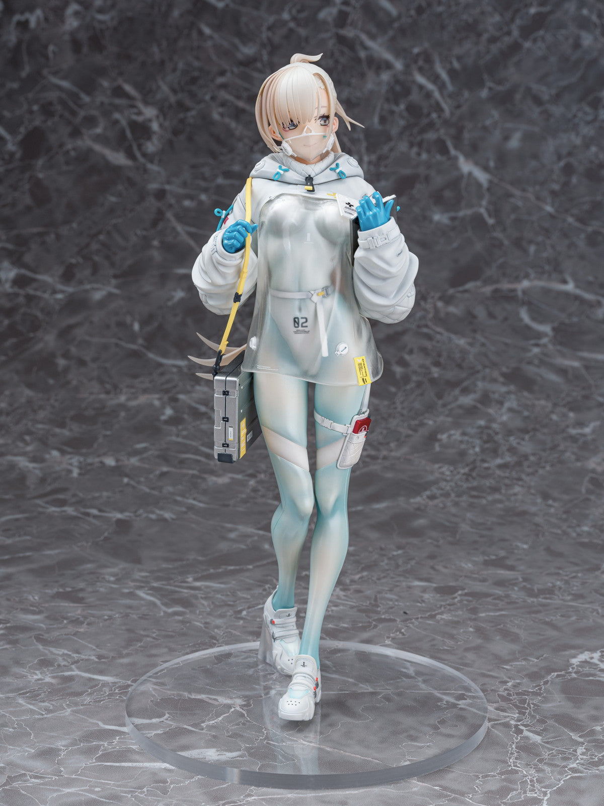 DR. Flower Imitation figure – costume sculpt detail