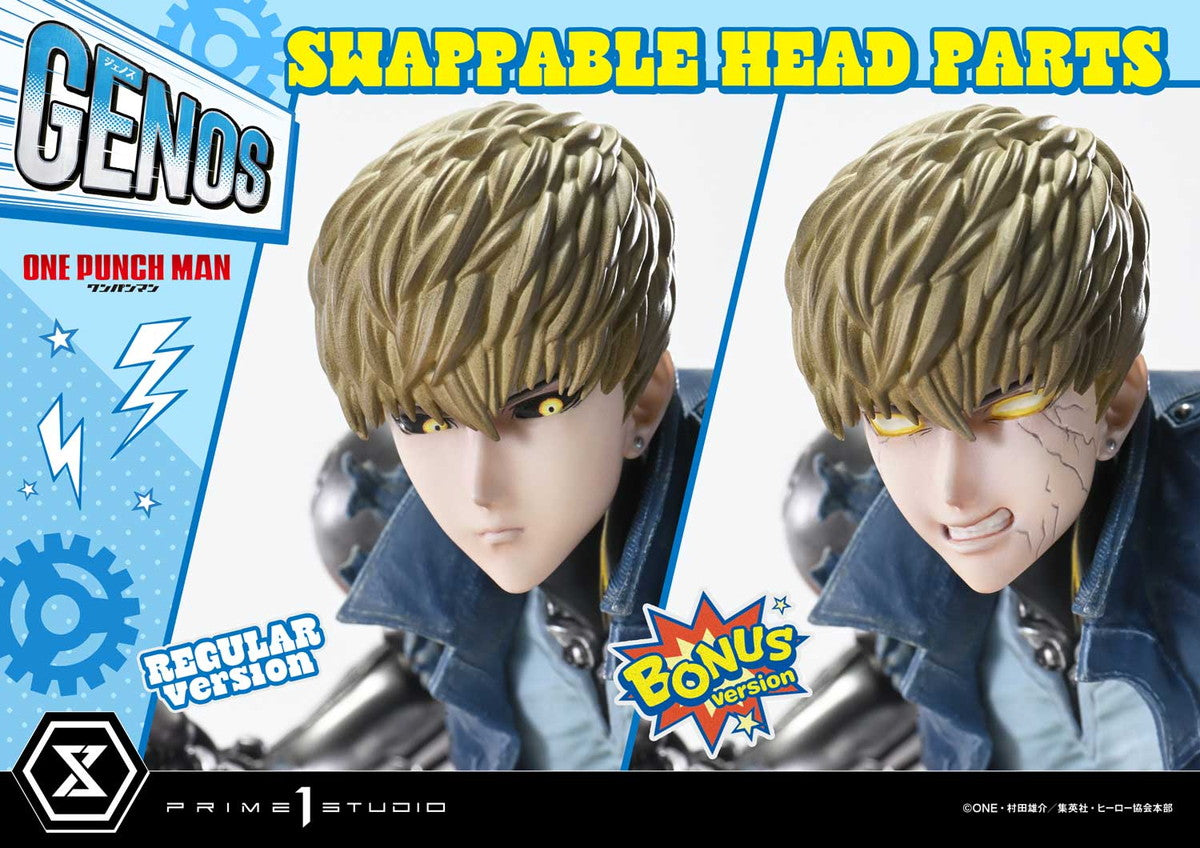 Genos One-Punch Man figure – alternate three-quarter angle