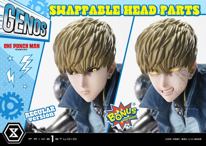 Genos One-Punch Man figure – alternate three-quarter angle