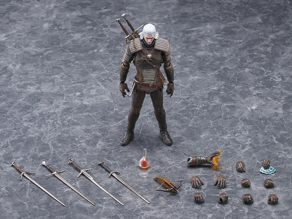 Geralt The Witcher 3 figure – low-angle view