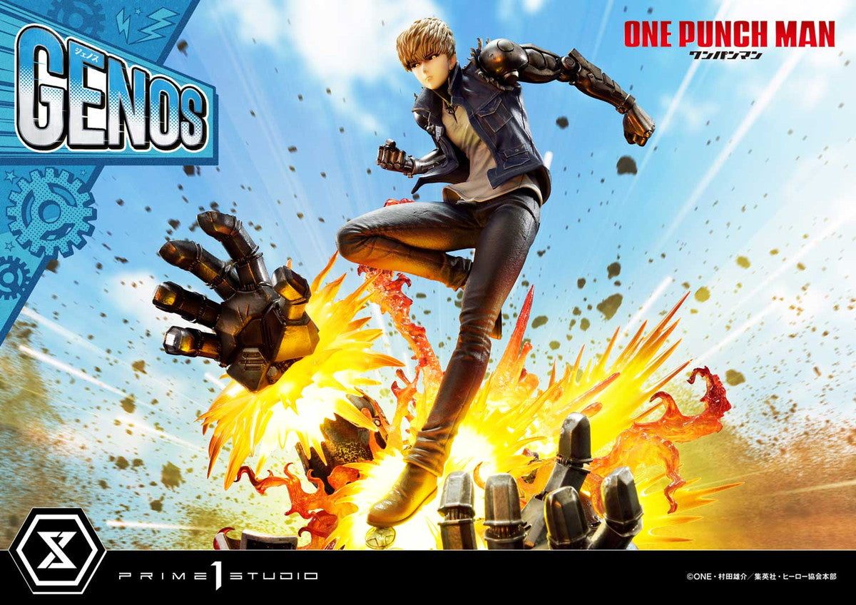 Genos One-Punch Man figure – front view, main product shot