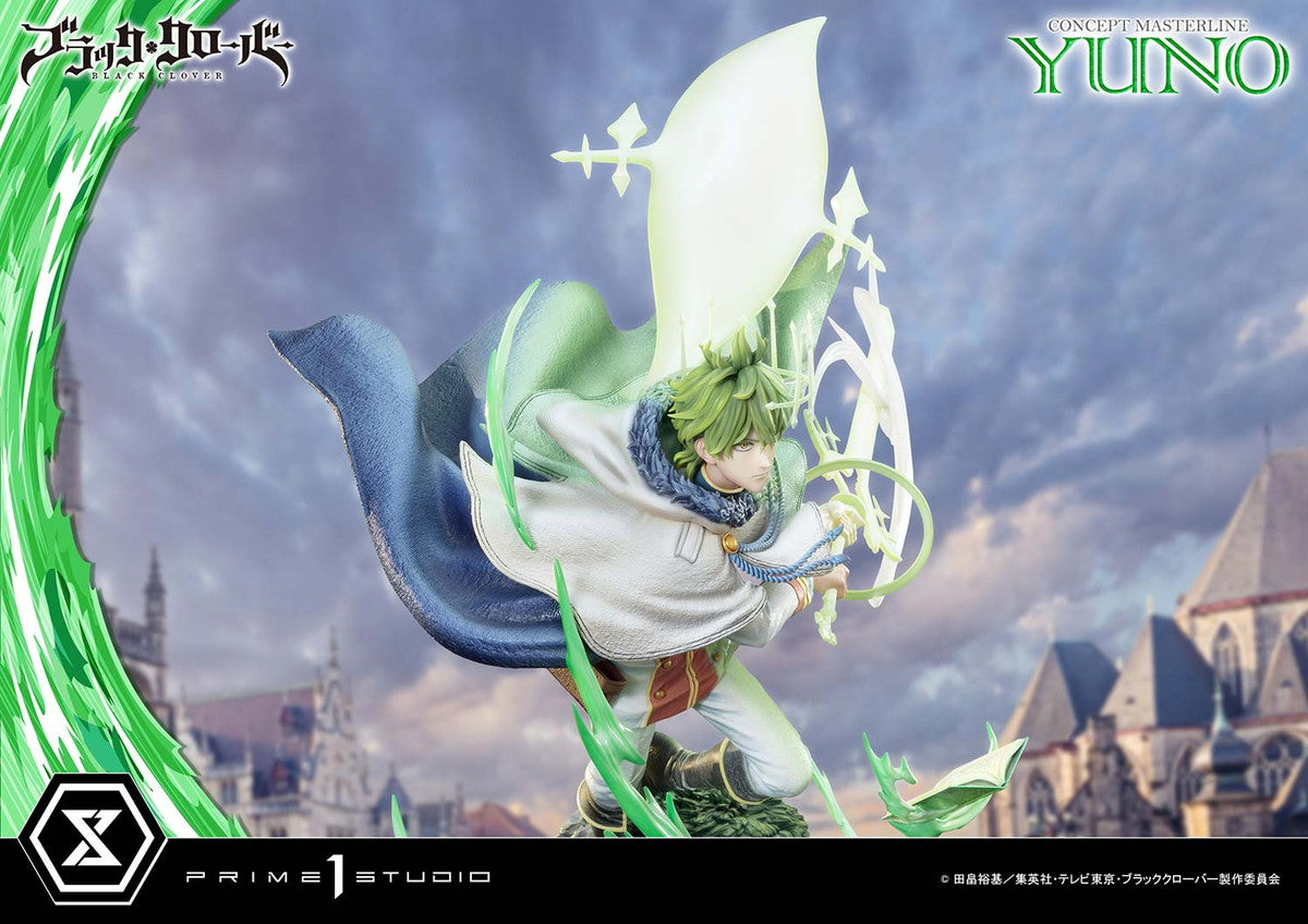 Yuno Black Clover figure – three-quarter front angle