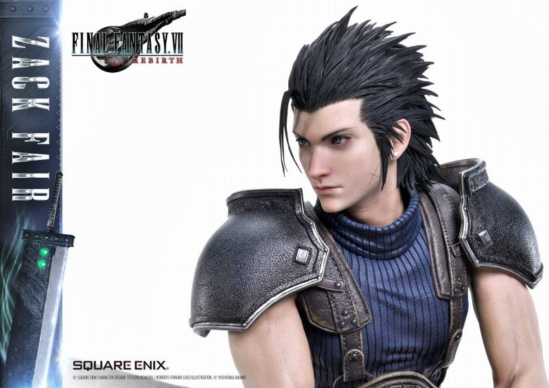 Zack Fair Final Fantasy VII figure – three-quarter front angle