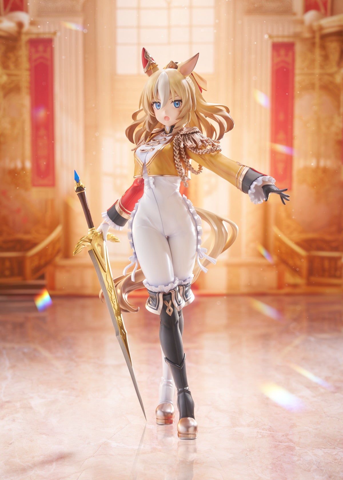 Durandal Uma Musume Pretty Derby figure – three-quarter front angle