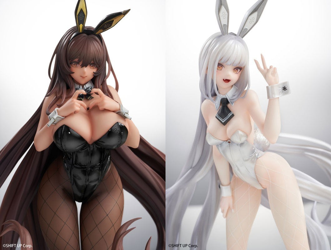 Noir & Blanc Goddess of Victory: NIKKE figure – three-quarter front angle