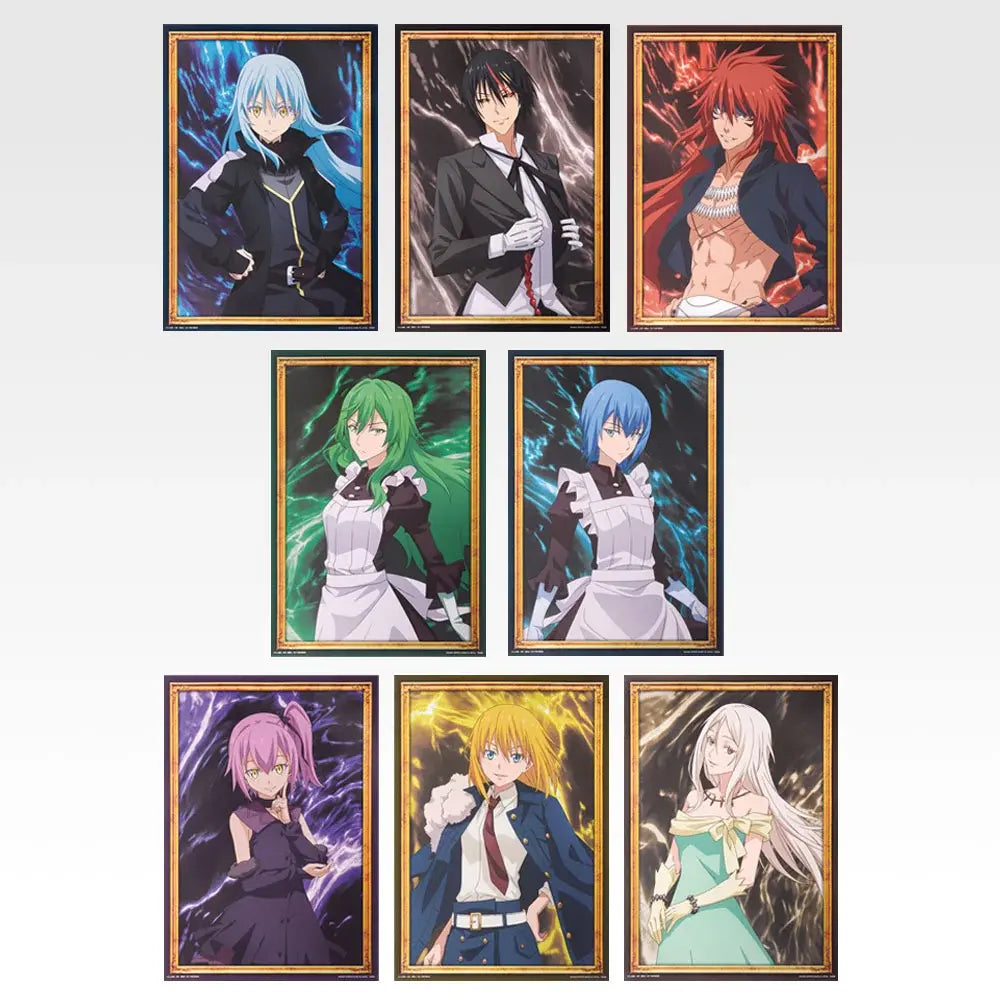 That Time I Got Reincarnated as a Slime Ichiban Kuji Chokotto B Prize metallic poster, close-up detail