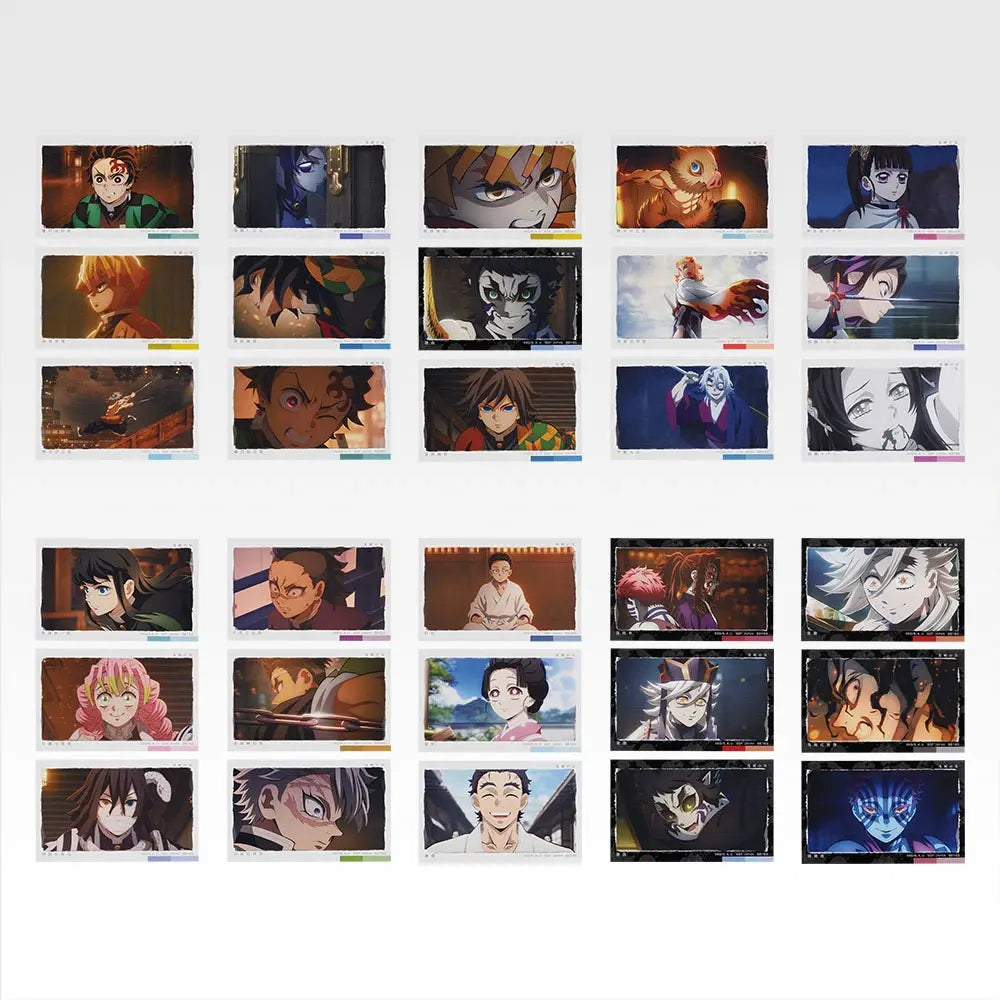Demon Slayer Upper Moon 2 Ichiban Kuji - G Prize: Photo-style card set