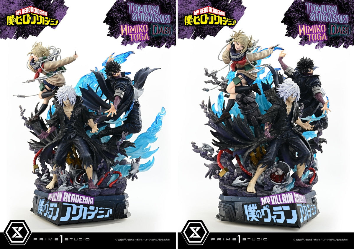 Tomura Shigaraki, Dabi & Himiko Toga My Hero Academia figure – left side view
