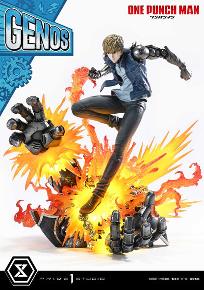 Genos One-Punch Man figure – right side view