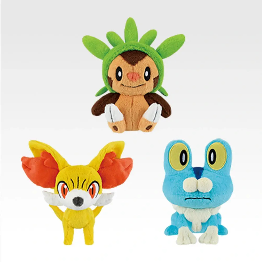 Pokemon 30th Anniversary vol.2 Ichiban Kuji - D Prize: Kalos region starter-trio plush
