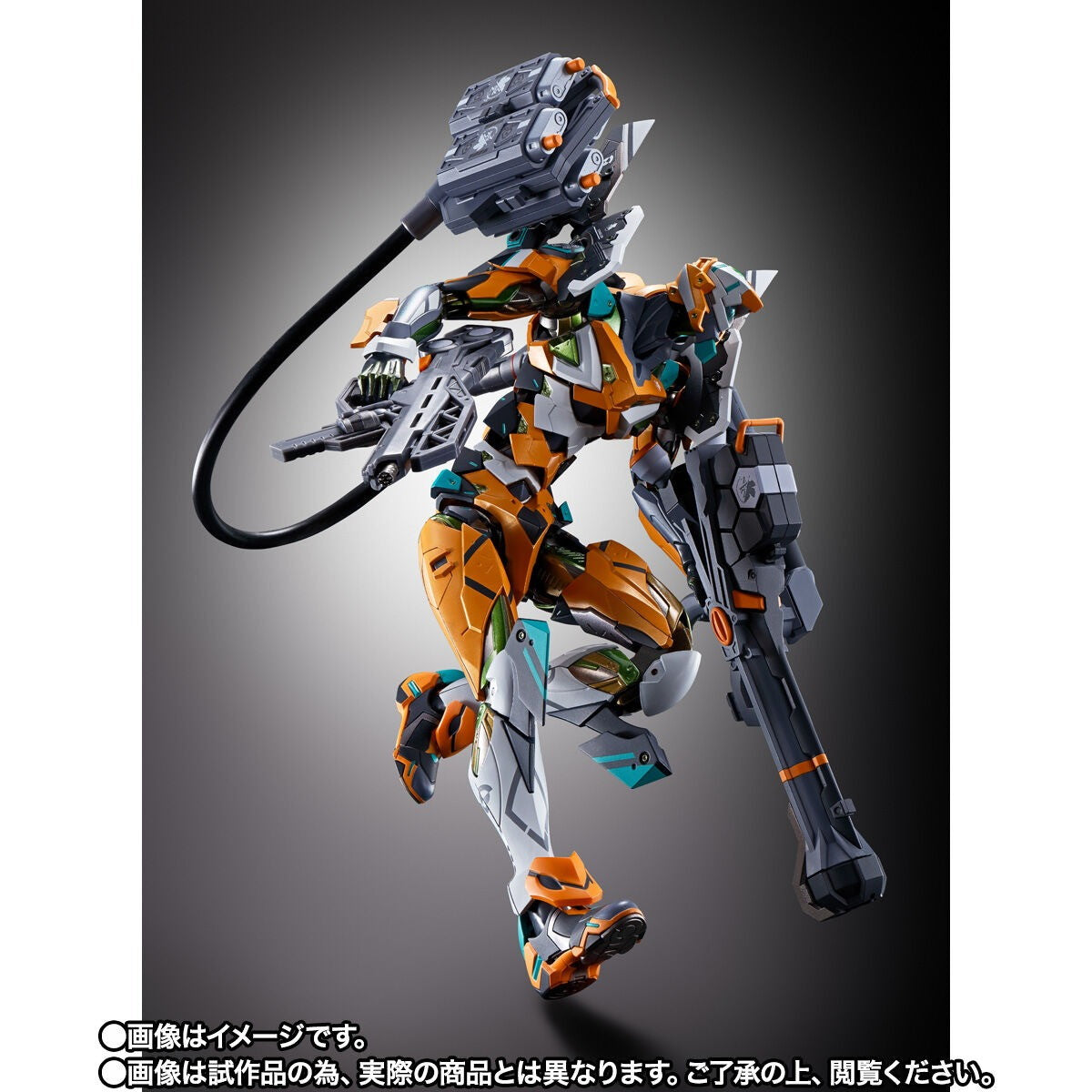 Evangelion Unit-00 Evangelion figure – rear view