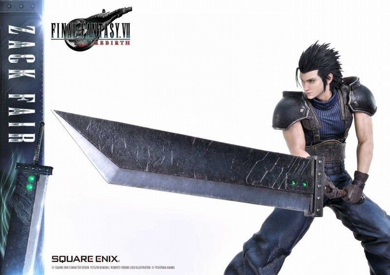 Zack Fair Final Fantasy VII figure – close-up of the face