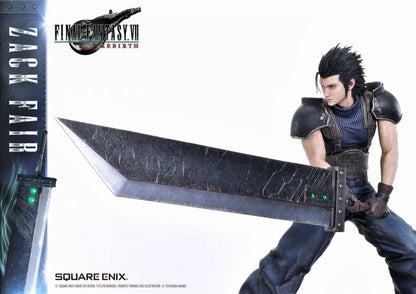 Zack Fair Final Fantasy VII figure – close-up of the face