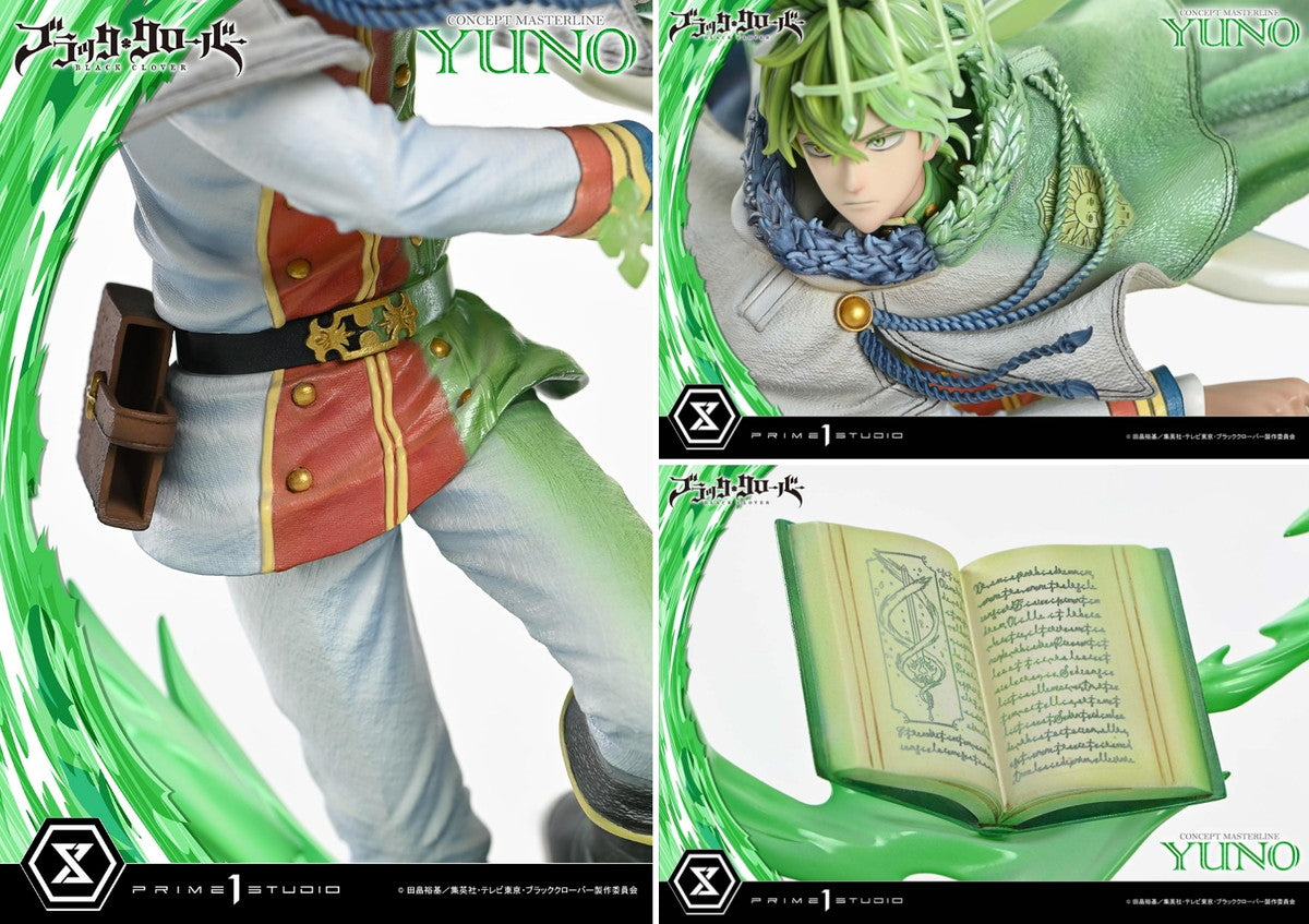 Yuno Black Clover figure – close-up of the face