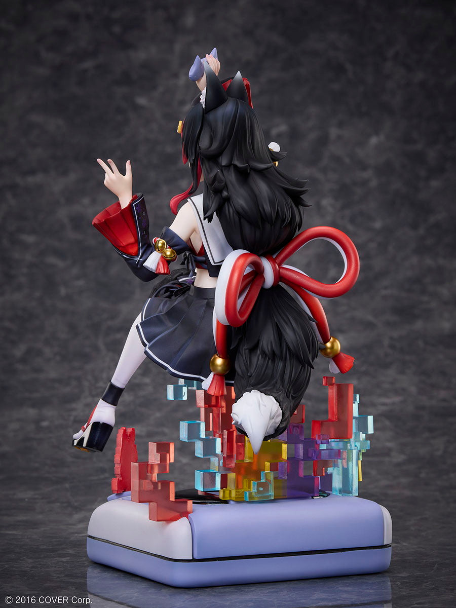 Ookami Mio hololive figure – close-up of the face