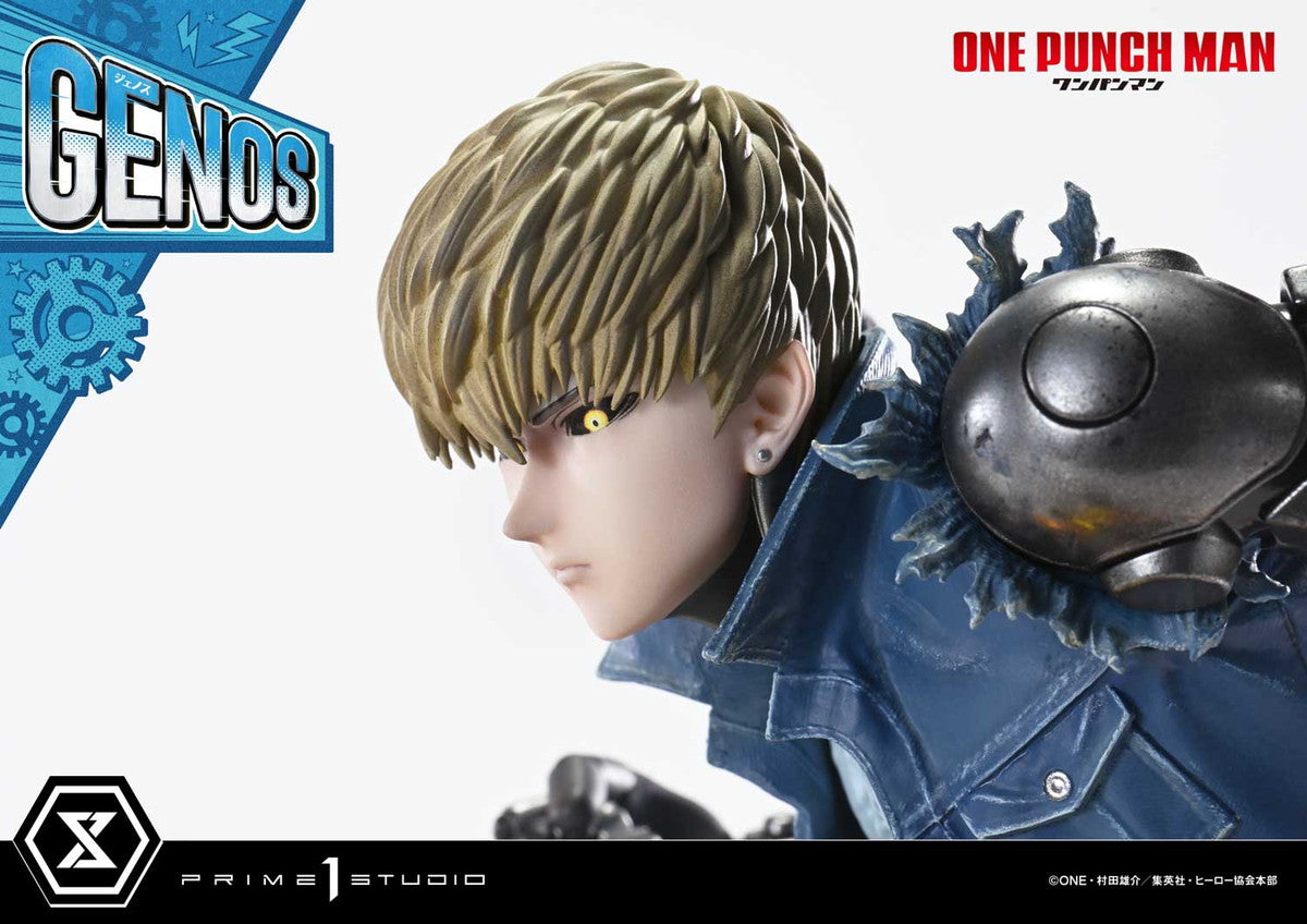 Genos One-Punch Man figure – close-up of the face