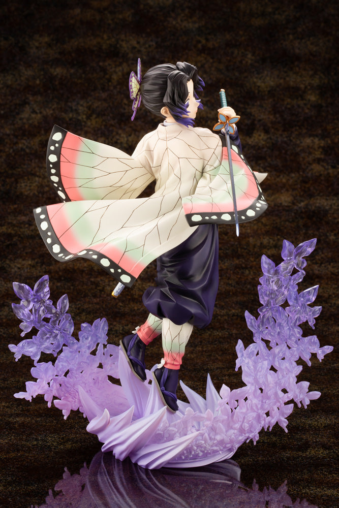 Shinobu Kocho Demon Slayer figure – close-up of the face