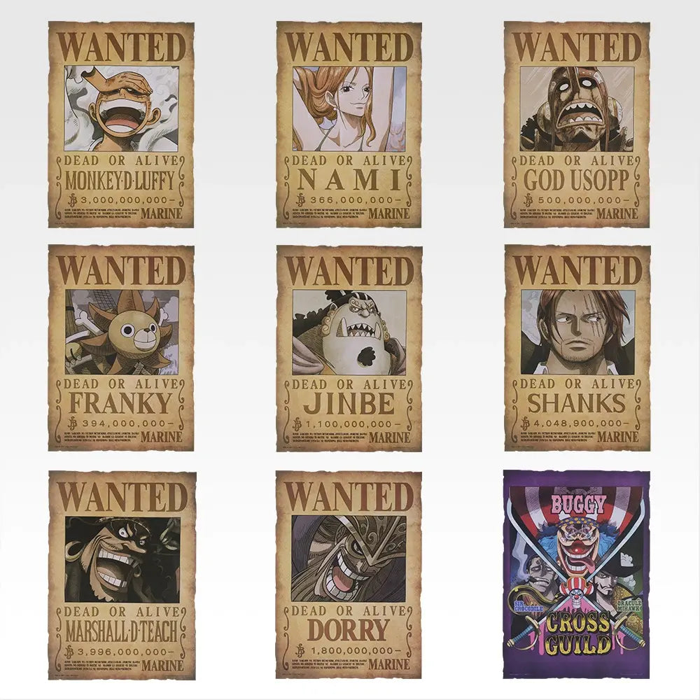 One Piece Elbaf GIANT BASH!! Vol.1 Ichiban Kuji - J Prize: GIANT wanted-poster Vol.1