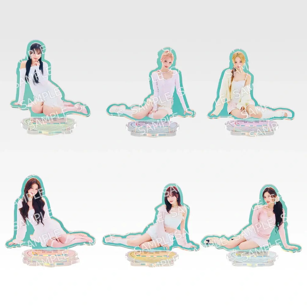 IVE Ichiban Kuji Vol.2 square clear file prize by Bandai Spirits, close-up detail