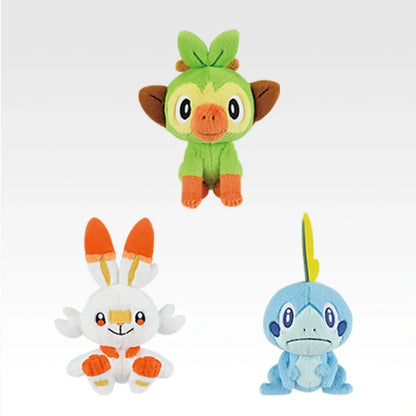 Pokemon 30th Anniversary vol.2 Ichiban Kuji - F Prize: Galar region starter-trio plush