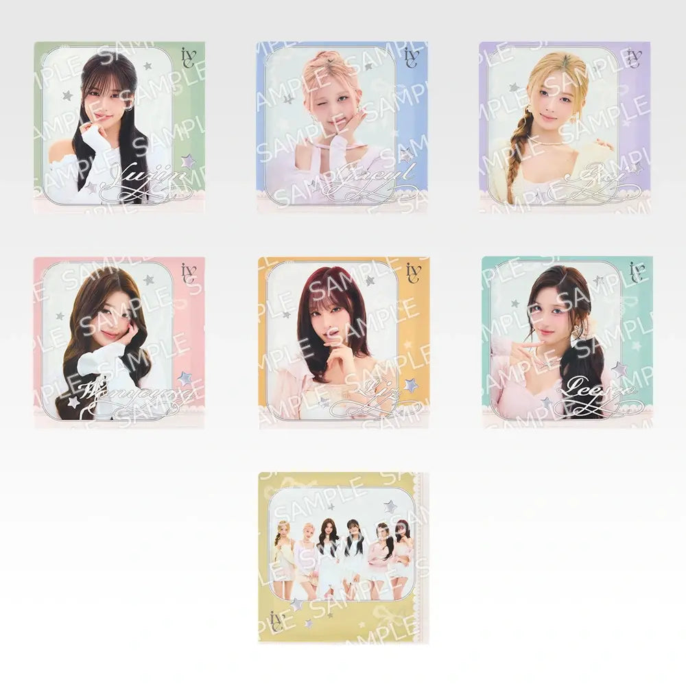 IVE Ichiban Kuji Vol.2 sticker set prize by Bandai Spirits, one design in the set
